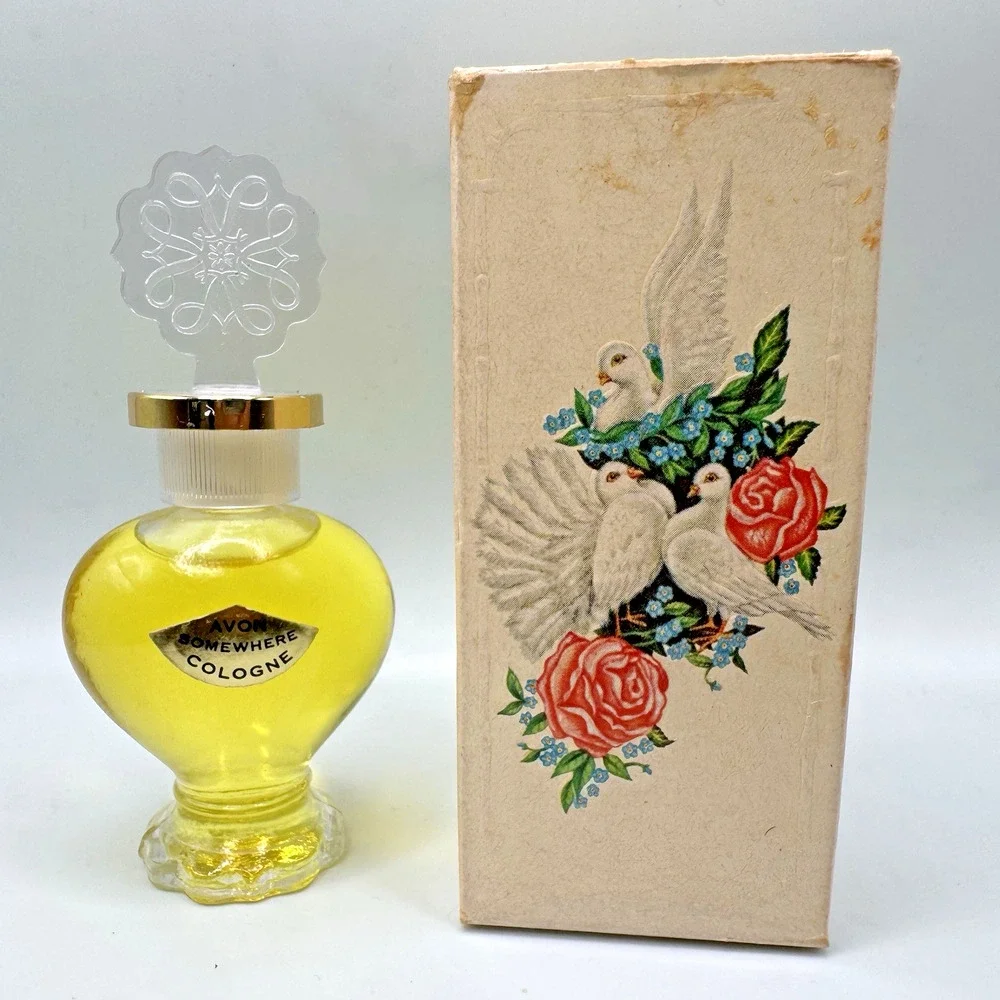 Vtg Avon Somewhere Cologne .5 oz 1960s New Old Stock